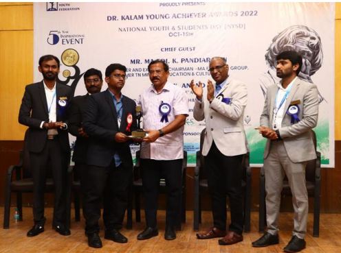 National Level-Kalam Young Achiever Award on 15.10.2022